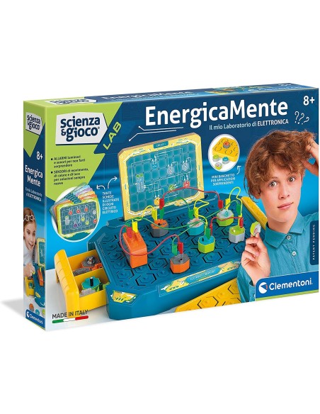 Science and play-energetically Electronics Laboratory CLE19249 Clementoni | Futurartshop.com