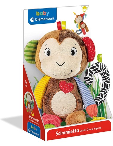 Baby Clem - Scimmietta Canta Gioca Impara CLE17673 Clementoni | Futurartshop.com