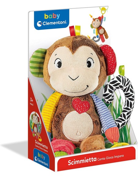 Baby Clem-Monkey Sing Play Learn CLE17673 Clementoni | Futurartshop.com