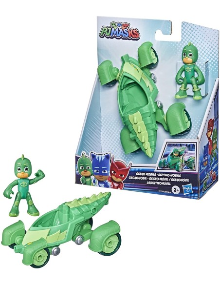 PJ Masks - personaggio Geco con la Gecomobile HUNF2099/F2130 Hasbro | Futurartshop.com