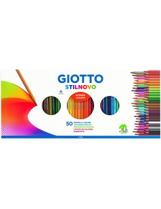 Giotto confezione pastelli Stilnovo - 50 pezzi ARVF257300 Fila | Futurartshop.com