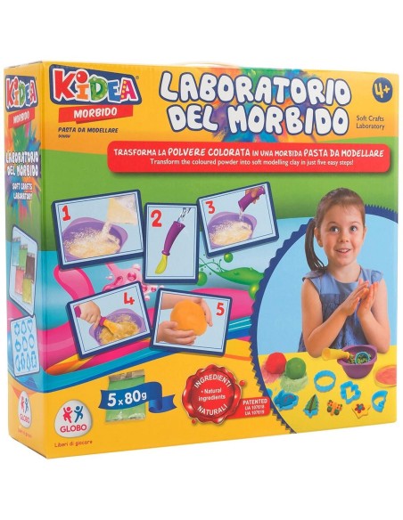 KIDEA - Laboratorio del Morbido pasta da modellare GLO38340 Globo | Futurartshop.com