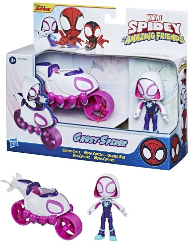 Spidey Amazing Friends - Ghost veicolo moto elicottero HASF1459/F1942 Hasbro | Futurartshop.com