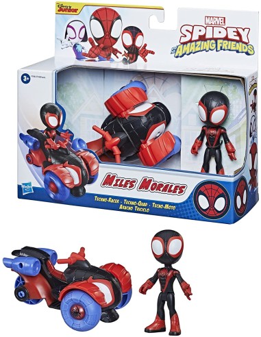 Spide Amaz Amazing Friends-Miles Morales techno racer vehicle HASF1459/F1941 Hasbro | Futurartshop.com