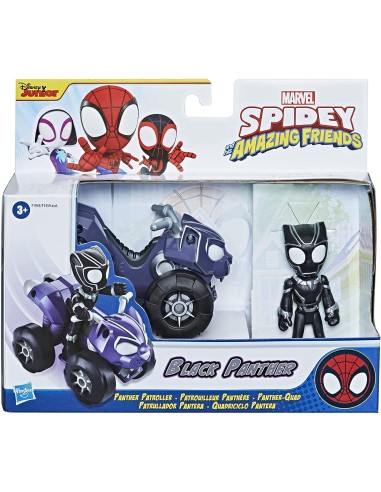 Spide Amaz Amazing Friends - Black Panther vehicle Panther Patroller HASF1459/F1943 Hasbro | Futurartshop.com