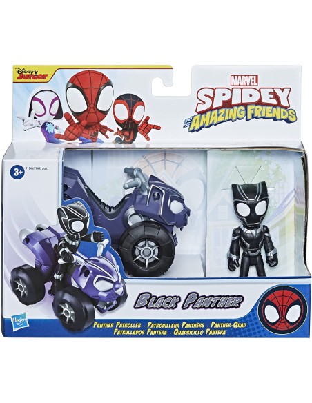 Spidey Amazing Friends - Black Panther veicolo Panther Patroller HASF1459/F1943 Hasbro | Futurartshop.com