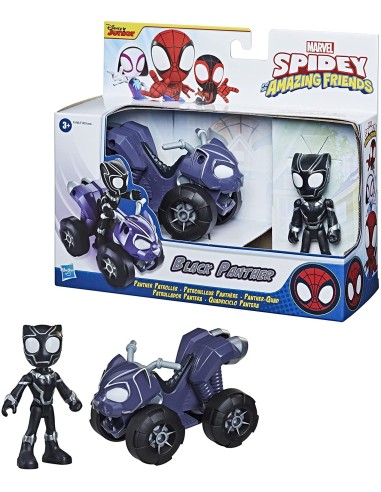 Spidey Amazing Friends - Black Panther veicolo Panther Patroller HASF1459/F1943 Hasbro | Futurartshop.com