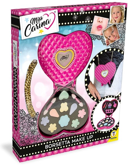 Miss Carina-cosmetic bag handbag in The Shape of a heart TEO65660 Teorema | Futurartshop.com