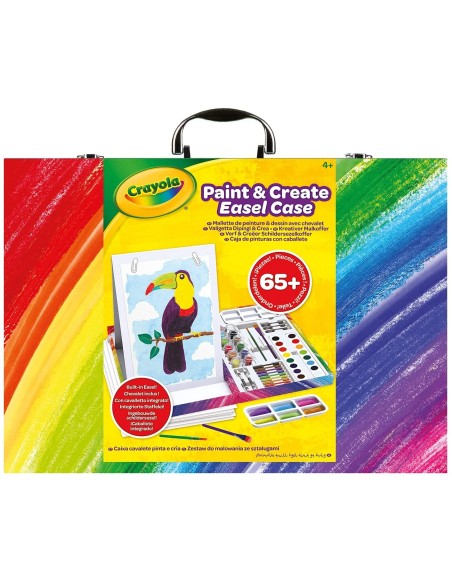 Briefcase paint and create with 65 pieces CRA04-1169 Crayola | Futurartshop.com