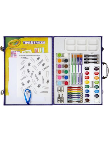 Briefcase paint and create with 65 pieces CRA04-1169 Crayola | Futurartshop.com