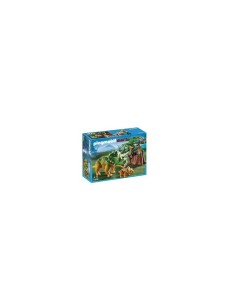 Explorer and Triceratops with baby 5234 2040669953574 Playmobil | Futurartshop.com