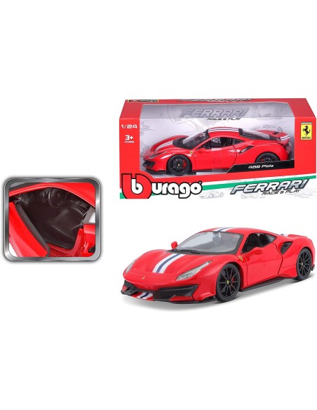 Bburago Ferrari 488 in scala 1: 24 GOL18-26026 Goliath | Futurartshop.com