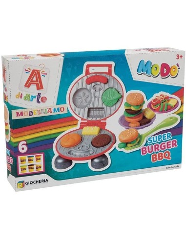 Pasta da modellare - A di Arte Super Burger BBQ GIOGGI210025 Giochi Preziosi | Futurartshop.com