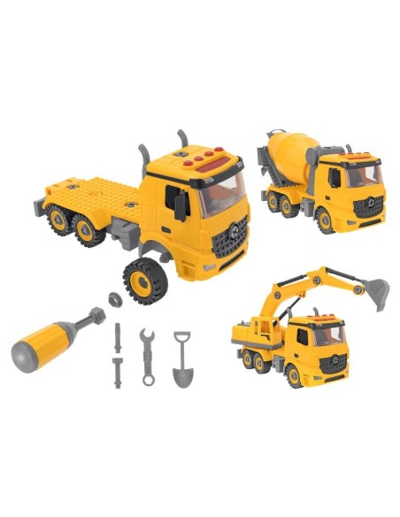 Removable trucks with lights and sounds-3 models GLO39881 Globo | Futurartshop.com