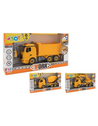 Removable trucks with lights and sounds-3 models GLO39881 Globo | Futurartshop.com