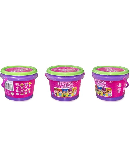 PinyPon secchiello mix e match con 5 personaggi FAM700015655 Famosa | Futurartshop.com