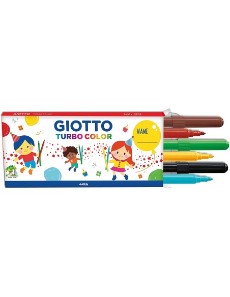 Giotto - Party Gift Turbo Color confezione 12 astucci ARVF314000 Fila | Futurartshop.com