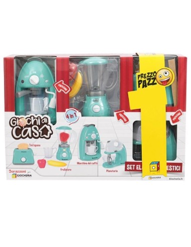Home games-4 in 1 appliances Set GIOGGI210067 Giochi Preziosi | Futurartshop.com
