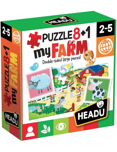 Puzzle M Farm Farm Ecopla Puzzle HEAMU29556 Headu | Futurartshop.com