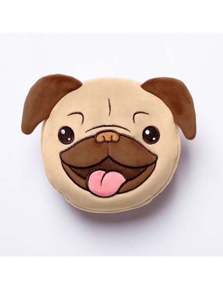 Pug shaped travel pillow with eye mask PUCCUSH247 Futurart | Futurartshop.com