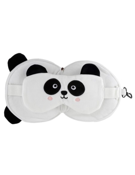 Panda shape travel pillow with eye mask China manufacturer PUCCUSH250 Futurart | Futurartshop.com
