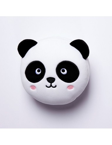 Cuscino da viaggio a forma di panda con maschera per occhi PUCCUSH250 Futurart | Futurartshop.com