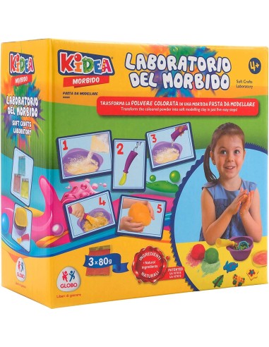 Kidea Laboratorio del soft - modeling paste 80g GLO38339 Globo | Futurartshop.com