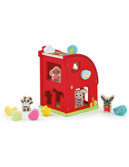 Bing-wooden house with interlocking shapes TRUTUE67000 Trudi | Futurartshop.com