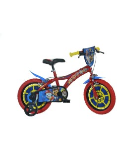Paw Patrol Bici 14" con rotelle rimovibili DIN614-PW Dino bikes | Futurartshop.com