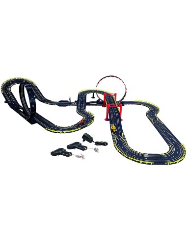 Megaloop F1 electric track with 2 vehicles included GIORDF51869 Giochi Preziosi | Futurartshop.com