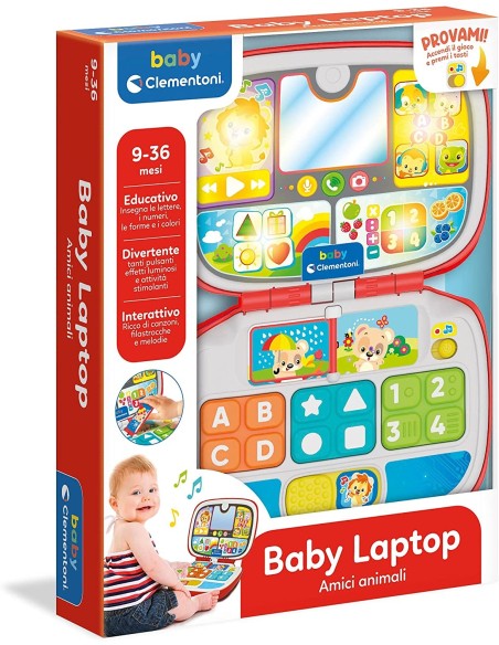 Bab Laptop Interactive Laptop Animal Friends CLE17677 Clementoni | Futurartshop.com