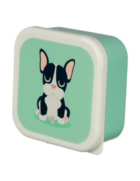 Porta pranzo con 3 contenitori con cagnolini PUCLBOX28 Futurart | Futurartshop.com