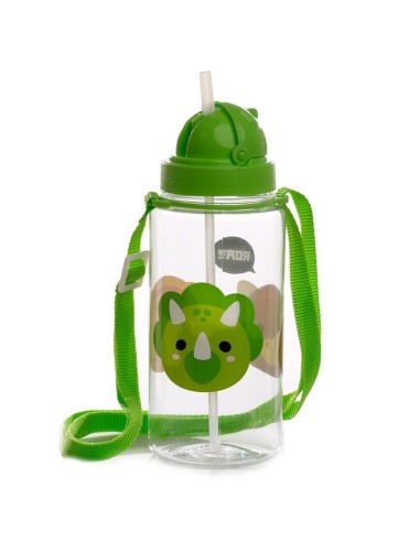 Borraccia con Dinosauri e tracolla regolabile - 450 ml PUCBOT123 Futurart | Futurartshop.com