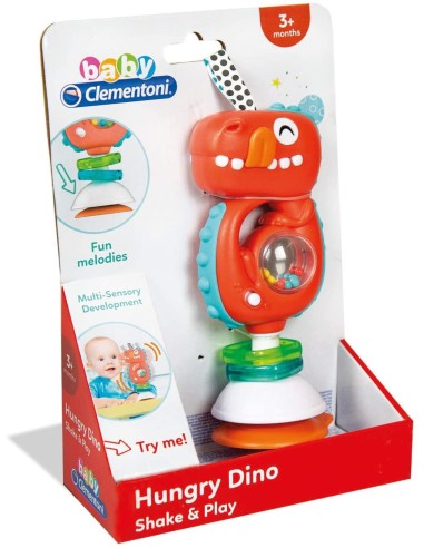 Baby Clem - Sonaglino Dinosauro affamato interattivo CLE17330 Clementoni | Futurartshop.com