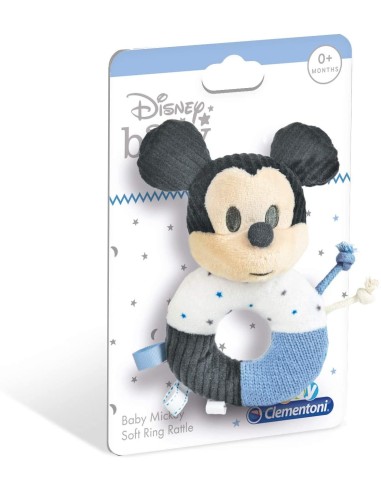 Baby Mickey - Sonaglino morbido soft ring CLE17339 Clementoni | Futurartshop.com