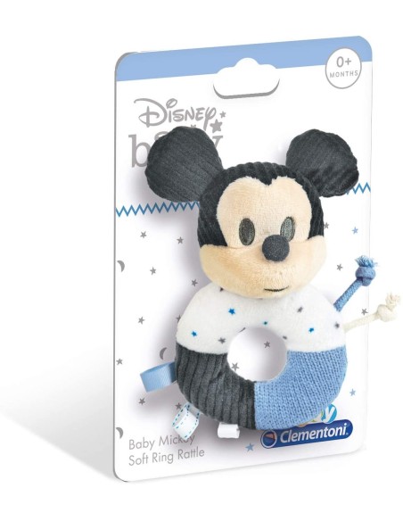 Baby Mickey - Sonaglino morbido soft ring CLE17339 Clementoni | Futurartshop.com
