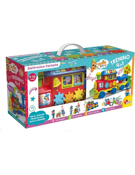 Carotina Baby - Trenino 4 in 1 LIS76635 Lisciani | Futurartshop.com