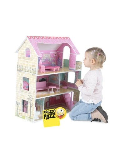 Princy Bella - Casa delle bambole in legno 70 cm GIOGGI210120 Giochi Preziosi | Futurartshop.com