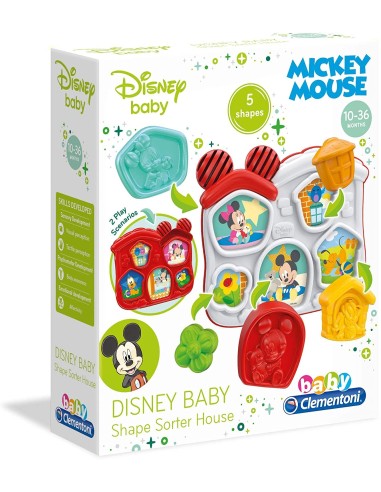Disney Baby - Casetta delle forme Mickey Mouse CLE17266 Clementoni | Futurartshop.com