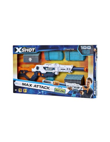 X-Shot Fucile Max Attack con 96 dardi GRAGG-46022 Zuru | Futurartshop.com