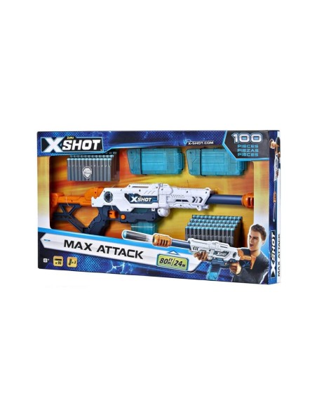 X-Shot Fucile Max Attack con 96 dardi GRAGG-46022 Zuru | Futurartshop.com