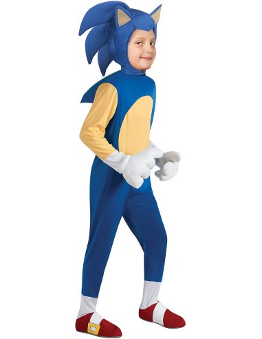 Sonic Costume Carnival 5-7 years CIA11178.5-7 Futurart | Futurartshop.com