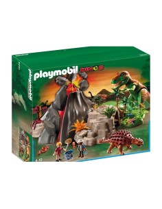 Playmobil 5230-volcano with Saicania and T-Rex 2058519923219 Playmobil | Futurartshop.com