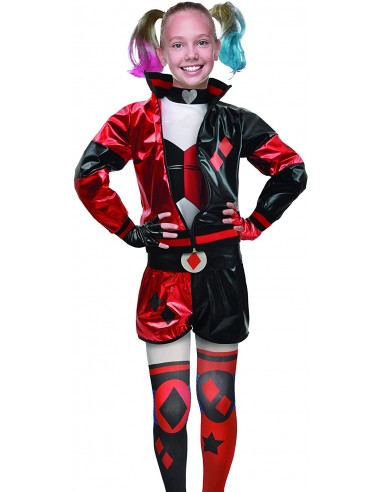 Harley Quinn Costume Carnevale 8-10 anni