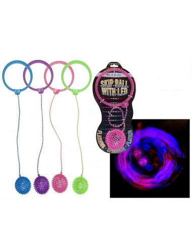 Plastic jumping ball with LED - 4 colors OUT59/2145 Out of The Blue | Futurartshop.com