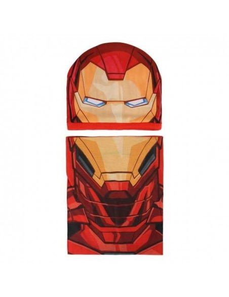 Iron-Man hat with neck warmer one size STO2200003293 Cerdà | Futurartshop.com