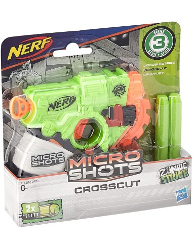 Nerf Pistola micro shots cross cut HASE0489/E3001 Hasbro | Futurartshop.com