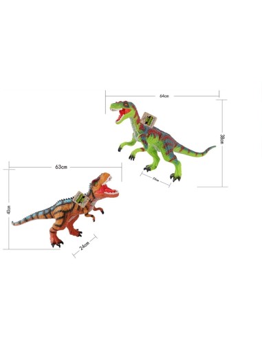 Mega Dinosaurs-giant dinosaur with sounds in 2 colors TOY27512 Toys Garden | Futurartshop.com