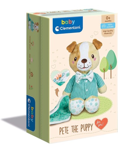 Baby Clem - Peluche Pete il cagnolino CLE17417 Clementoni | Futurartshop.com