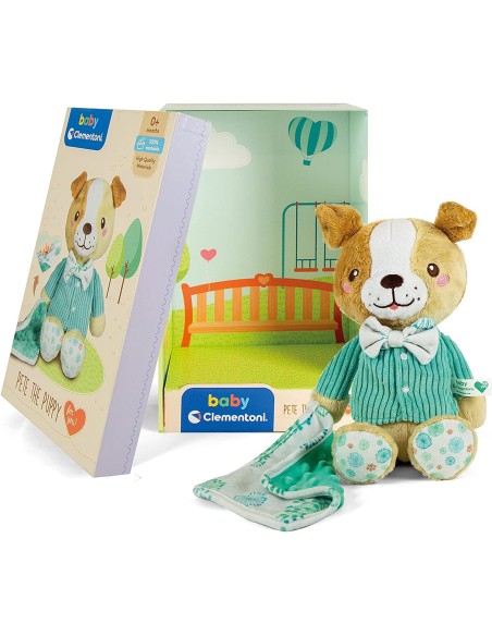 Bab CL Clem-plush Pete the little dog CLE17417 Clementoni | Futurartshop.com